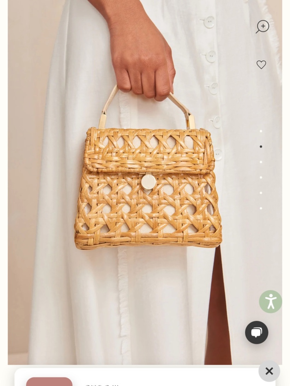 Cult Gaia Sybil Mini Crossbody bag.